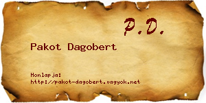 Pakot Dagobert névjegykártya